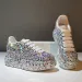 P7 2023 Herbst Frühling Leder Frauen Neue Stil Mode Plattform Ins Plattformen Turnschuhe Flut Glanz Bling Strass Schuhe_voghion.com