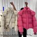 Petite-Exclusive Short Puffer Coat – Raspberry Pink, Chocolate Brown & Cream Options, Bio-Down Filled, Tailored For 5'4" & Under (S-XL)_voghion.com