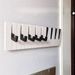Piano Creative Decorative Wall-mounted Coat Rack Bedroom Entrance Home Wall Decoration Row Drilled Adhesive Hooks_voghion.com