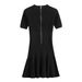 Women's Clothing V Neck Waist Knitted Dress For Women High Grade Zipper Slim Hip Fishtail Skirt_voghion.com