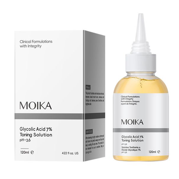 7 % Glykolsäure, hauterfrischende Fruchtsäureessenz, spendet Feuchtigkeit und peelt das Gesicht_voghion.com