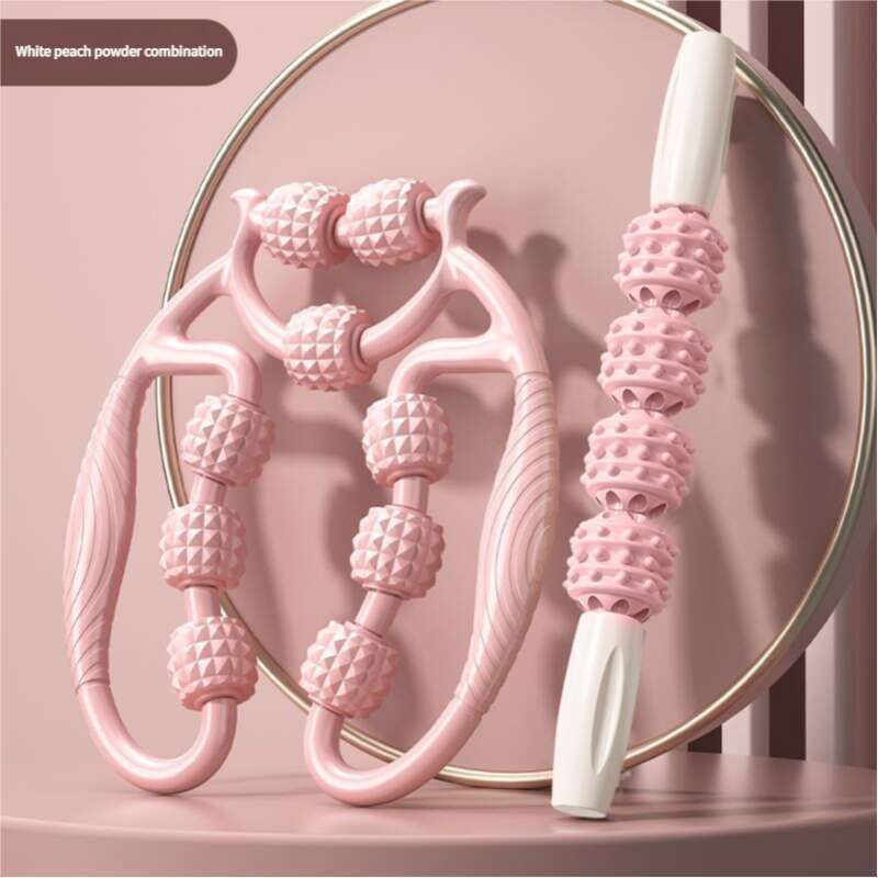 Kruhový masážní přístroj Fitness vybavení Ženský válec Tenký svalový eliminační a relaxační nástroj pro hubnutí nohou_voghion.com