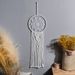 Decorazione arazzo acchiappasogni in corda di cotone intrecciata a mano bohémien Decorazione regalo creativo per la casa in stile nordico_voghion.com