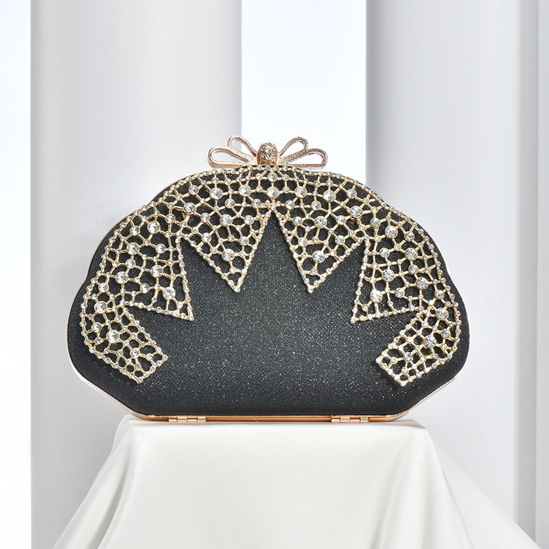 Muschelform Abendtasche Große Diamant Party Clutch Tasche Promi Hochzeit Prinzessin Tasche_voghion.com