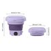 11L Portable Washing Machine Small Washer Foldable Washer And Spin Dryer_voghion.com