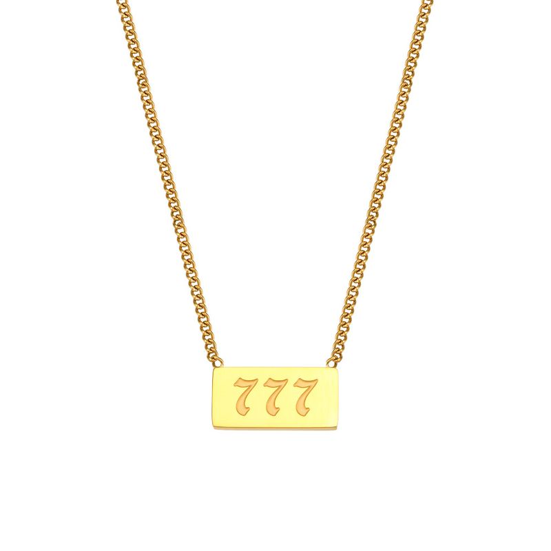 CELESTIALUMINA Jewelry Women's Niche Light Luxury Angel Digital Brand Necklace 111-999 Necklace_voghion.com
