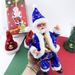 Christmas Electric Fiber Optic Santa Claus Climbing Toy With Wiggling Butt - Fun Holiday Decoration For Kids & Festive Window Display_voghion.com