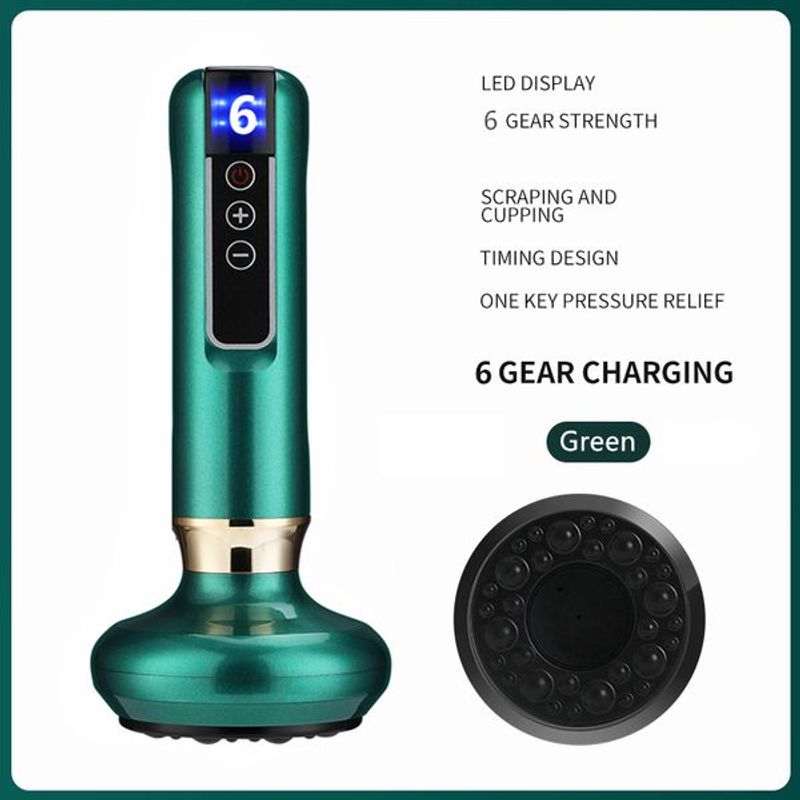 Rugmassageapparaat Elektrische cupping-therapieset Zuignap Anti-cellulitismassage Meridiaan Guasha Vacuüm lichaamsmassagepotten_voghion.com