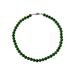Collier de perles de calcédoine verte de style chinois, boucle en lingot pour femme, style ancien, super blanc, nouveau style tendance, vente en gros, 2024_voghion.com