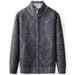 Suéter informal de terciopelo con cuello alto para hombre: chaqueta gruesa de invierno para otoño e invierno, suave y cálida, elegante._voghion.com