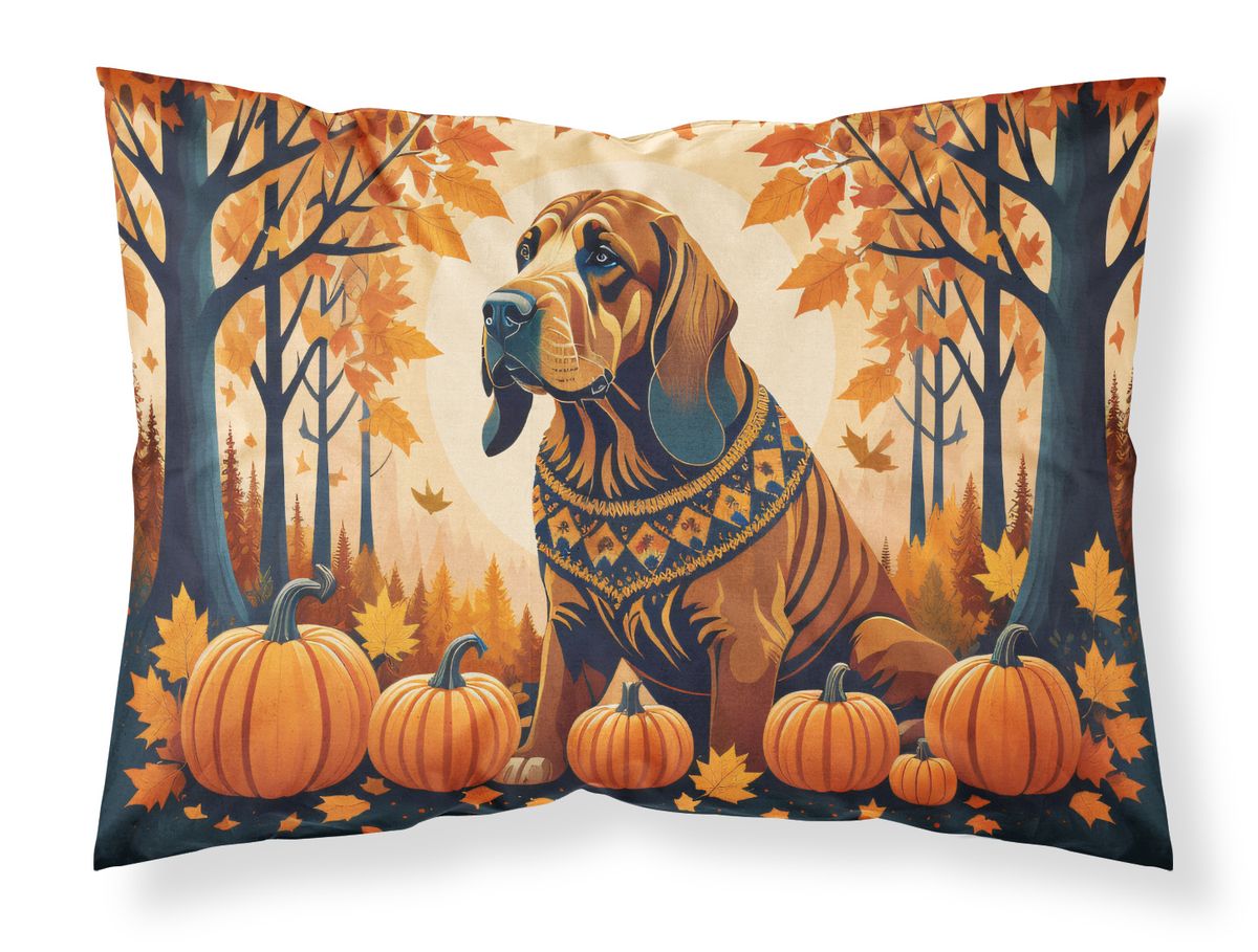 Bloodhound Fall Standard Pillowcase Lightweight Super Soft Easy Care Decorative Artwork Pillowcase, Standard_voghion.com
