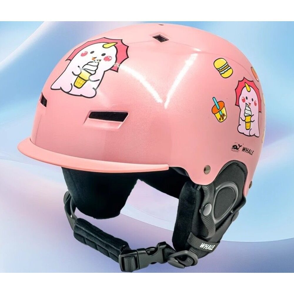 Attrezzatura di sicurezza per bambini Whale per ragazzi e ragazze, casco anticollisione caldo, attrezzatura da snowboard, cappello da sci_voghion.com
