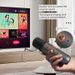 Pārnēsājams Bluetooth mājas bezvadu karaoke skaļrunis ar mikrofonu āra dziedāšanai mazai ģimenei KTV_voghion.com