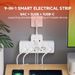 EU AC Independent Switch Wall Mounted Power Strip European Standard Plug Socket Network Filter With USB C Charging_voghion.com