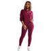 Women's Long Sleeve Tracksuit Set - Stylish & Comfortable Solid Color Outfit For Fall/Winter, Casual Elegant Lounge Wear_voghion.com