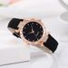 Stylish Simple Ladies Watch Round Lace Starry Sky Ladies Quartz Watch Work Daily Birthday Anniversary Valentine's Day Gift_voghion.com