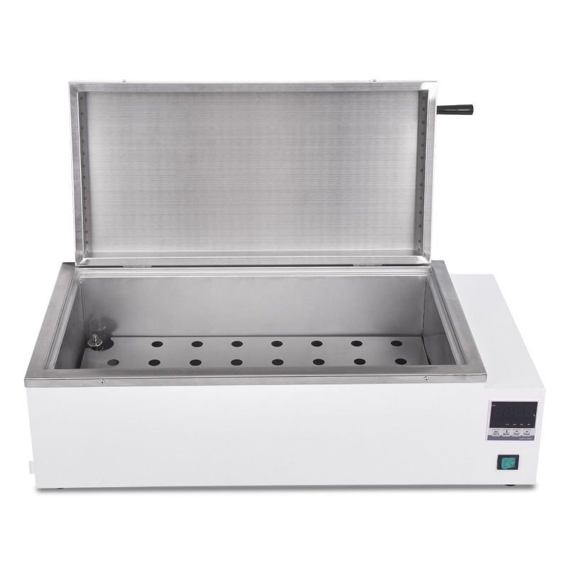 Digital Thermostatic Water Bath 27L, Scientific Digital Lab Water Bath Thermostatic With Overheat Protection Function, 1500W, 220V, RT-99.9°C(RT-211°F), For Lab, Aquaculture Protection_voghion.com