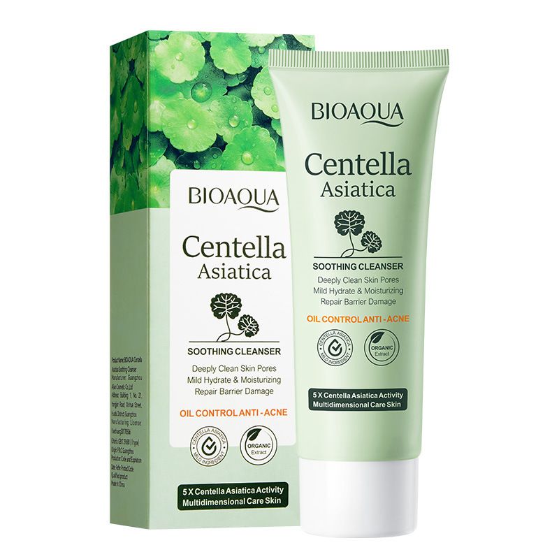 BIOAOUA Snow Grass Soothing Cleansing, Oil Control, Moisturizing, and Relaxing Facial Cleanser_voghion.com