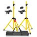 5 Core Speaker Stand Tripod Floor Heavy Duty Adjustable Up To 72 Inch DJ Studio Monitor Stands Pole Mount - SS HD YLW BAG_voghion.com