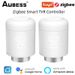 Controlador de temperatura termostático para radiador Tuya Zigbee Vae Automatización inteligente a través de SmartLife Alexa Google Home_voghion.com