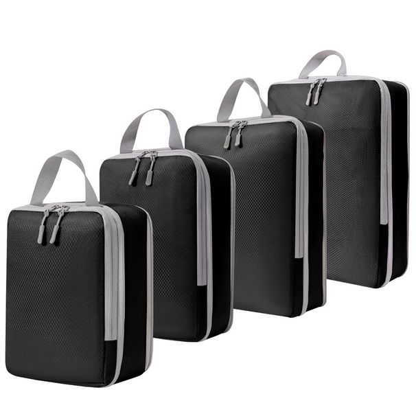New diamond shaped compressed bag for business travel, classified storage of travel clothing, toiletries set_voghion.com