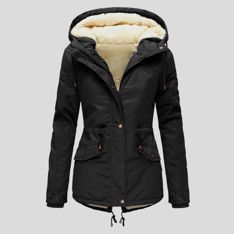 Wasserdicht Zellstoffauslaß Haruku Frauen Jacken 2022 Winter Elegante Mode Plus Größe Parkas Hoodies Langarm Baumwolle Mantel_voghion.com