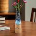 Vaso de resina de 3 peças com inspiração artística de Van Gogh, decoração para mesa e arranjo de flores, noite estrelada, mais vendido no exterior_voghion.com