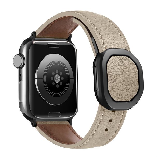 Urrem til iwatch 42/44/45/46/49 mm 38/40/41 mm PU-læder moderigtig urrem til urserien Ultra2 10/9/8/7/6/5/4/3/2/1_voghion.com