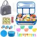 Juego de loncheras de 27 piezas, bolsa térmica, bolsa sellada para alimentos, juego de loncheras con corte de verduras_voghion.com