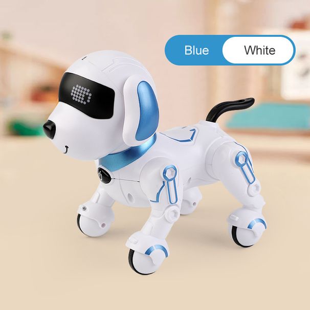 Intelligenter Roboterhund für Kinder, interaktives ferngesteuertes elektrisches Spielzeug mit pädagogischen Funktionen für Jungen und Mädchen_voghion.com