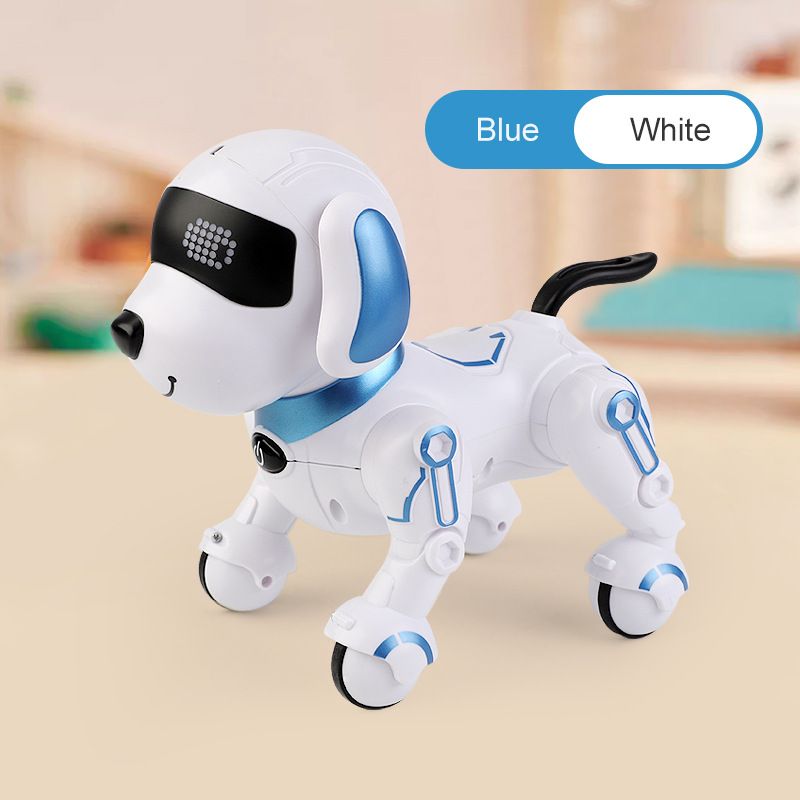 Cane robot intelligente per bambini, giocattolo elettrico interattivo con telecomando e funzioni educative per ragazzi e ragazze._voghion.com