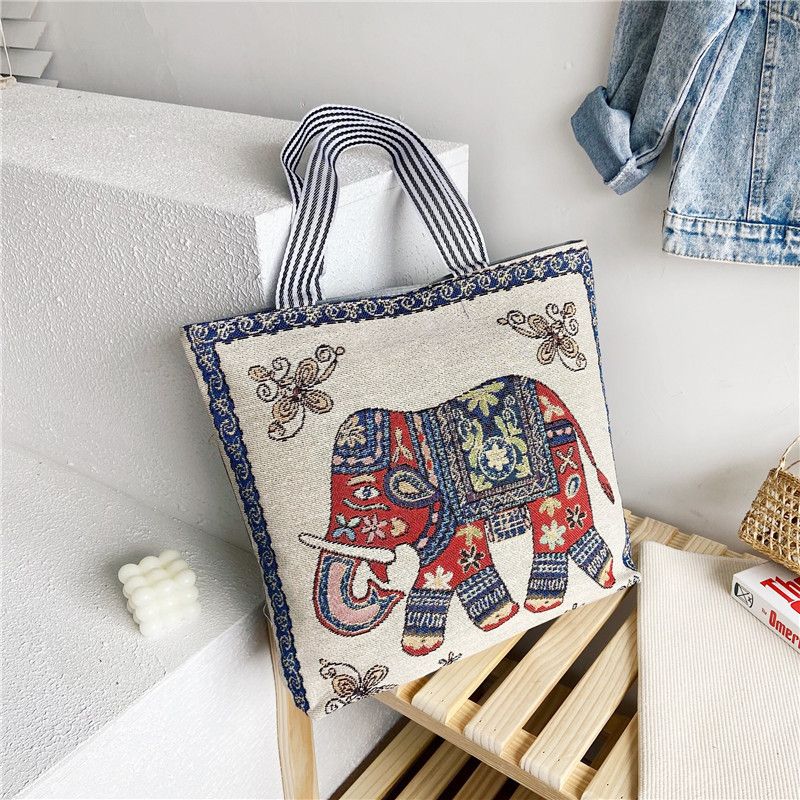 Borse a tracolla da donna, borsa tote con illustrazione alla moda, borsa a tracolla artistica e retrò, borsa da ascella, borsa ricamata su un lato per donna_voghion.com