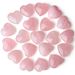 Women's Jewelry 10pcs Natural Crystal 20mm Heart Shaped Love Natural Stone Ornaments Gemstone Rose Crystal Crystal Raw Stone Jewelry_voghion.com
