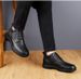 High Top Leather Shoes Gentleman's Casual Layer Large Size Fleece Boots_voghion.com
