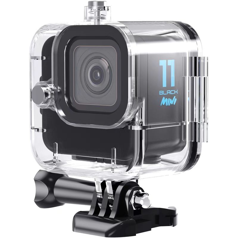 Clear PC 60M podvodní potápěčské pouzdro Příslušenství pro potápění Cage Kompaktní vodotěsné pouzdro pro GoPro 11 Mini Black Action_voghion.com