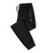 Men's Clothing Ice Silk Pants With Zipper And Quick Drying Elastic Large Size Sports Casual Trousers With Cuffs_voghion.com