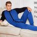 Men's Sleepwear Super Soft And Warm Alliance Set One Piece Sleepwear With Docking Flip Cover_voghion.com