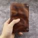 Top Layer Vegetable Tanned Leather Style Men's Long Multi-Card Slot Multi-Function Wallet Card Holder Men_voghion.com