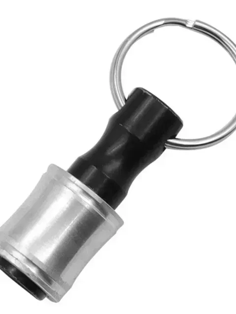 Destornillador de aleación de aluminio con vástago hexagonal de 1/4 de pulgada, soporte para puntas, barra de extensión, adaptador de tornillo de taladro, llavero de liberación rápida fácil_voghion.com