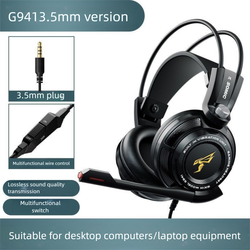 Somic G941 Over-Ear Headphones Gaming Headset Wired Noise Cancelling Computer 7.1 With Microphone_voghion.com