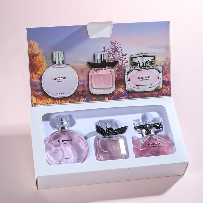 New Perfume Little City Yi Xiang Xin Yu Perfume Three Piece Women's Perfume Gift Box Set Fresh and Lasting Eau De Toilette_voghion.com