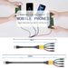 4 Type C IPhone 14 Pro Max 3 USB Charging 2 In 1 Micro Cable For Samsung Xiaomi Huawei & More_voghion.com