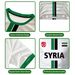 Syria Football T-Shirt Summer Sports Breathable Quick-drying Men's Tops Syrian Flag Map Print Short Sleeve Jersey Kid's Clothes_voghion.com