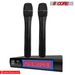 5 Core VHF Dual Channel DIGITAL 2 Pieces Wireless Microphone System Receiver & Hand Mic WM PBDD 01_voghion.com