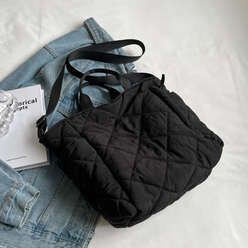 Grouss Kapazitéit Tote Bags fir Fraen Schëller Säitentasch Moud Space Kotteng Shopper Shopping Bags léif Damen Totes 2023 Nei_voghion.com