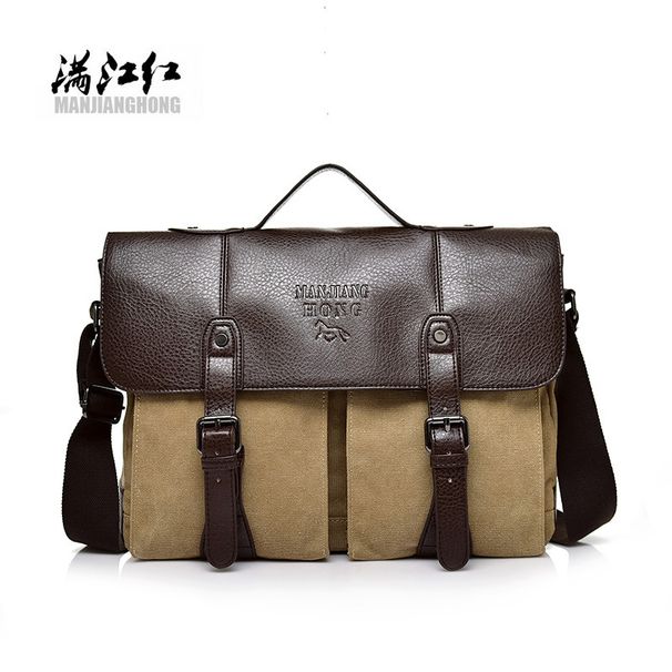 2023 New Korean Style Business Briefcase For Men Single Shoulder Crossbody Horizontal Version Laptop Bag_voghion.com