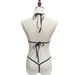 Women's Gerie Mini Swimsuit Swimwear Lady Sexy See-through Panties Three-Point Bikini Suit_voghion.com