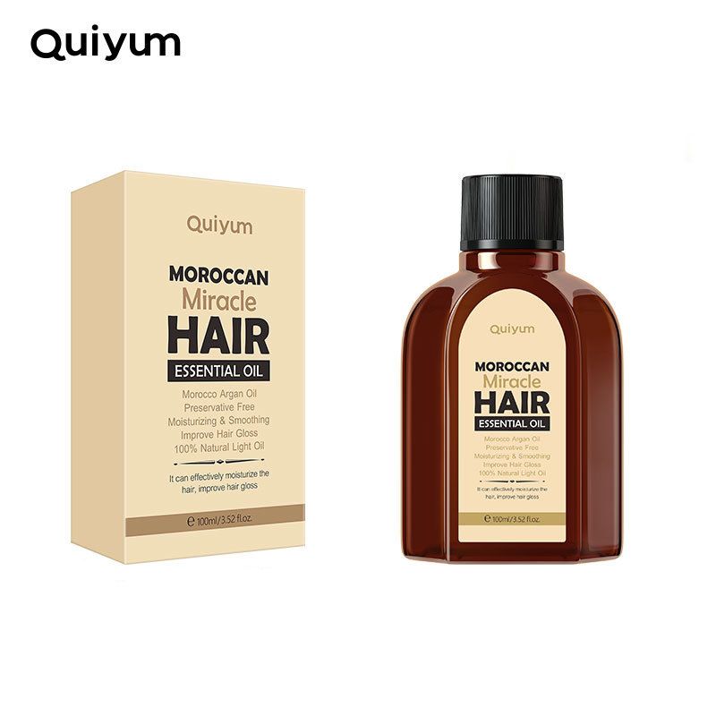 100 ml Haarpflegeöl, marokkanisches reines Arganöl, ätherisches Haaröl für trockenes Haar, multifunktionale Haarpflegeprodukte für Frauen_voghion.com
