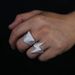 Hip Hop New Triangle Eye Zirkon Ring High-End-Modetrend Persönlichkeit Schmuck Herrenring_voghion.com