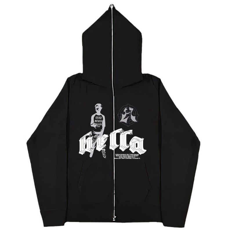 Abbigliamento maschile felpe con cappuccio ragno scuro felpe con cappuccio grandi dimensioni felpa con cerniera_voghion.com